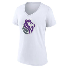 NBA - Sacramento Kings Women's Alternate Logo V-Neck T-Shirt - White