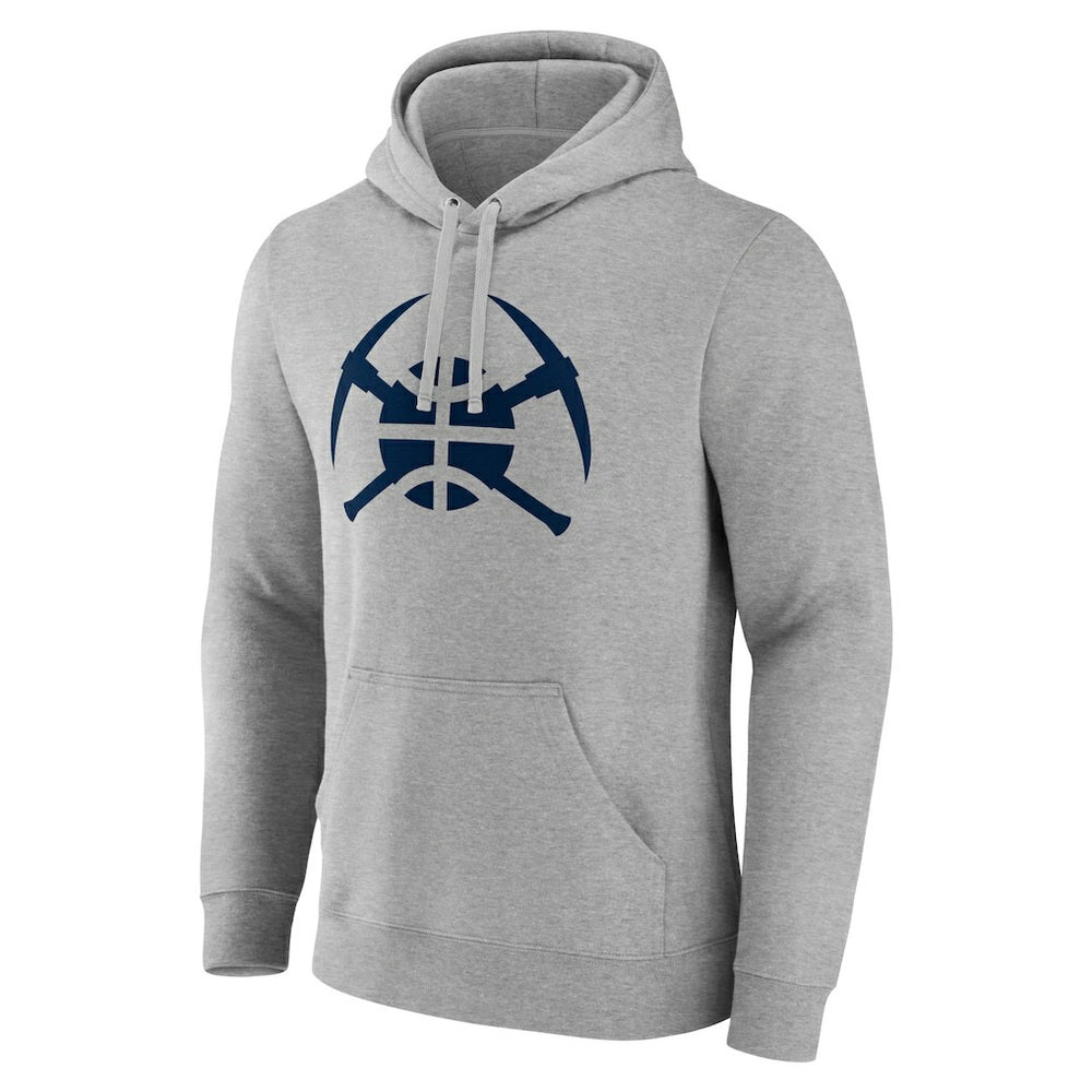 NBA - Denver Nuggets Alternate Logo Pullover Hoodie - Gray