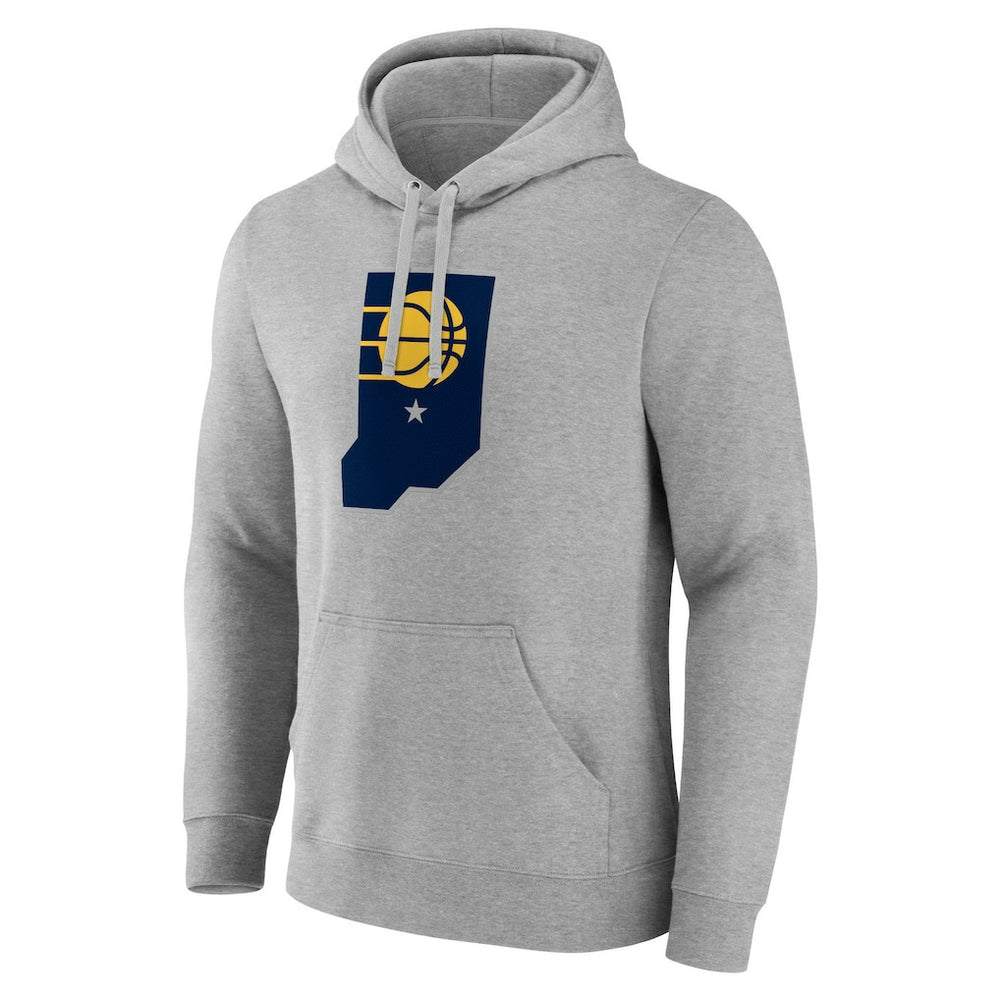 NBA - Indiana Pacers Alternate Logo Pullover Hoodie - Gray