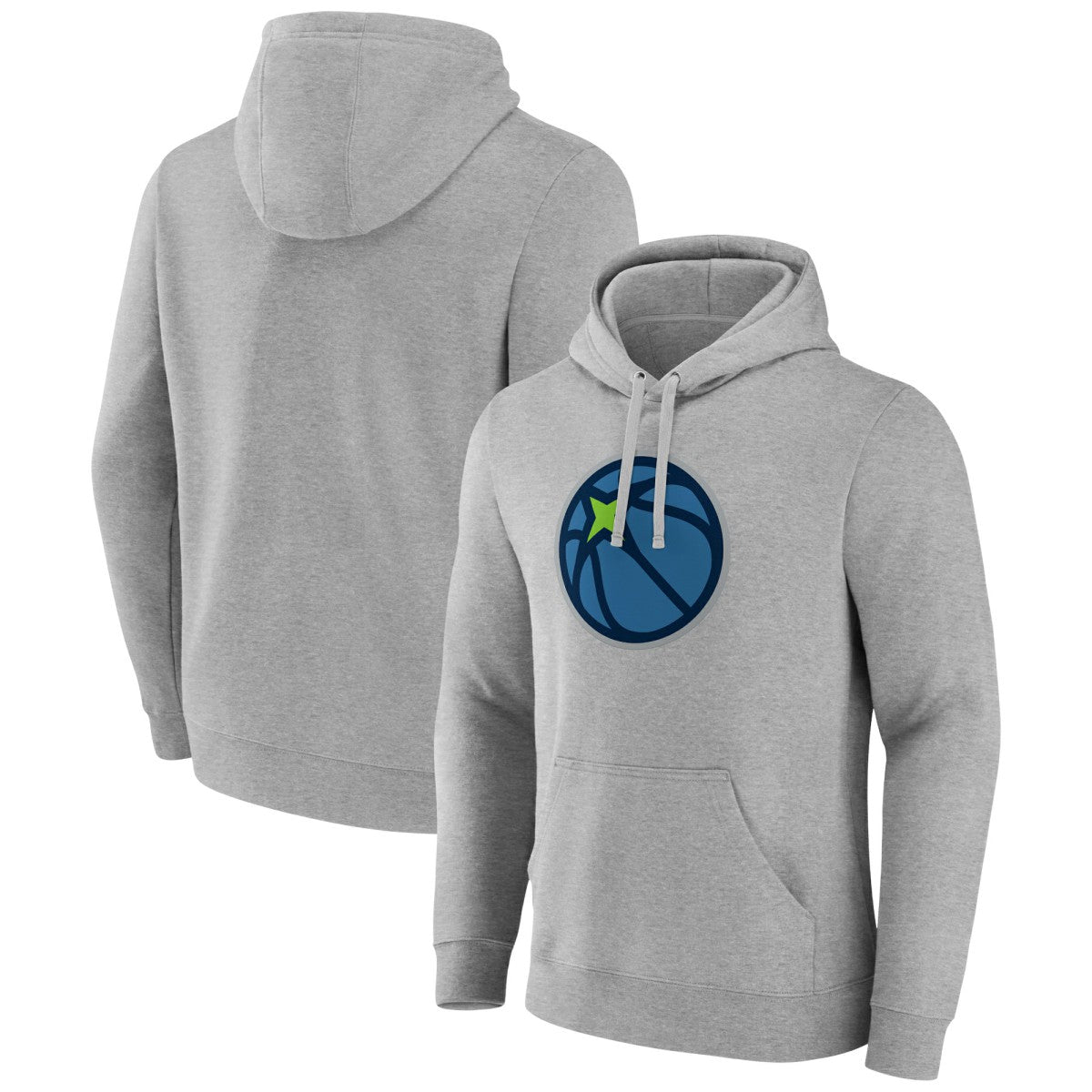NBA - Minnesota Timberwolves Alternate Logo Pullover Hoodie - Gray