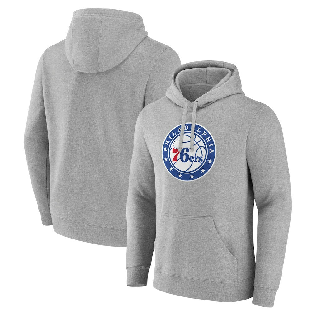 NBA - Philadelphia 76ers Alternate Logo Pullover Hoodie - Gray