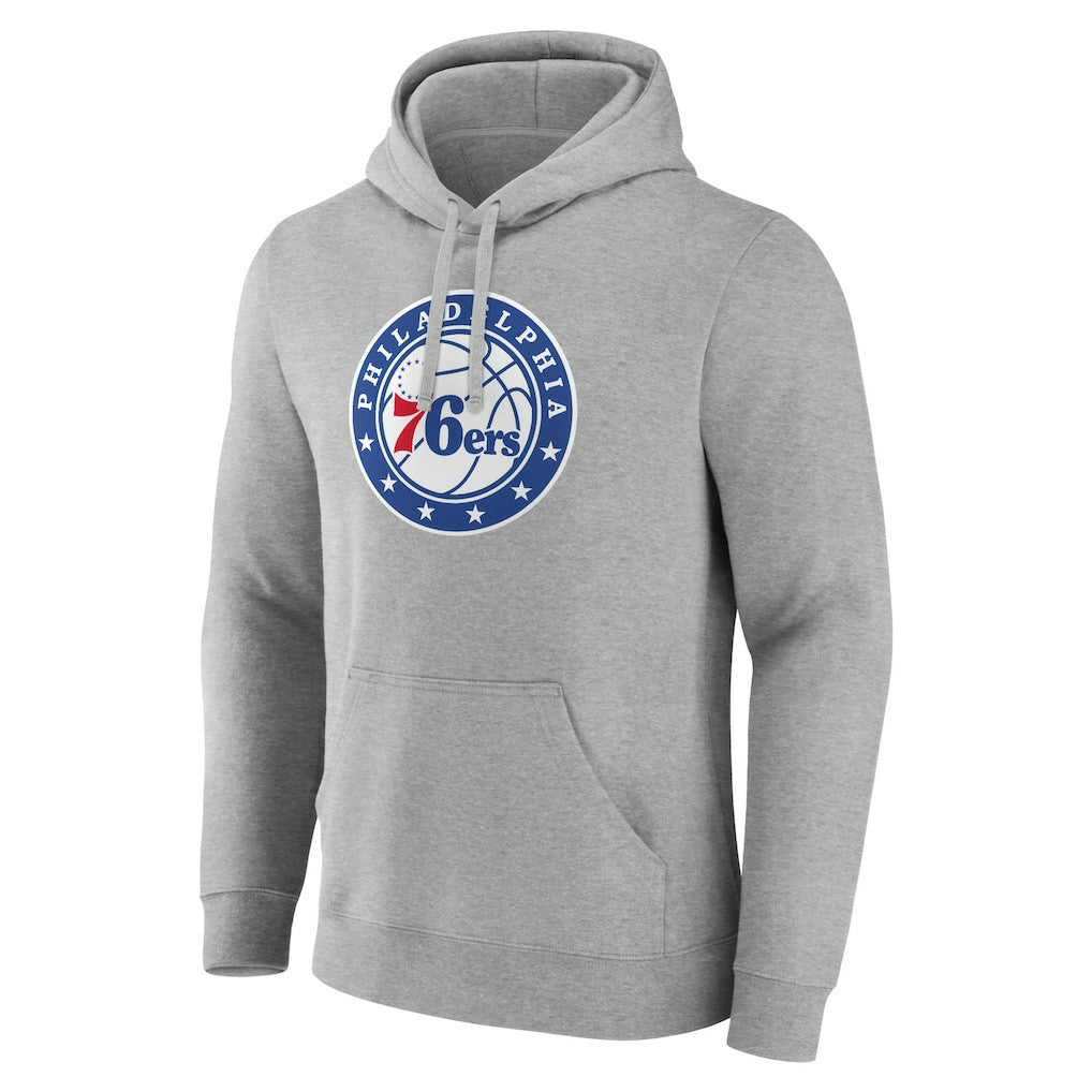NBA - Philadelphia 76ers Alternate Logo Pullover Hoodie - Gray