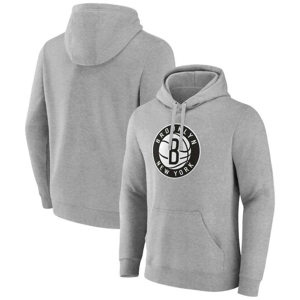 NBA - Brooklyn Nets Alternate Logo Pullover Hoodie - Gray