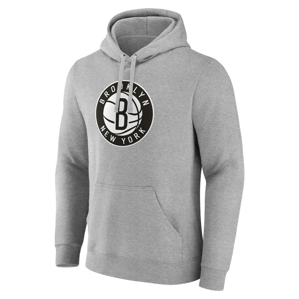 NBA - Brooklyn Nets Alternate Logo Pullover Hoodie - Gray