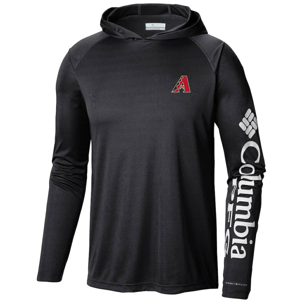Arizona Diamondbacks Columbia Terminal Tackle Long Sleeve Hoodie T-Shirt Clearance