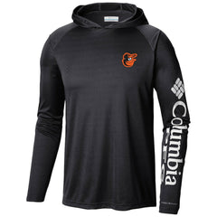 Baltimore Orioles Columbia Terminal Tackle Long Sleeve Hoodie T-Shirt Clearance