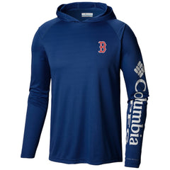Boston Red Sox Columbia Terminal Tackle Long Sleeve Hoodie T-Shirt Clearance