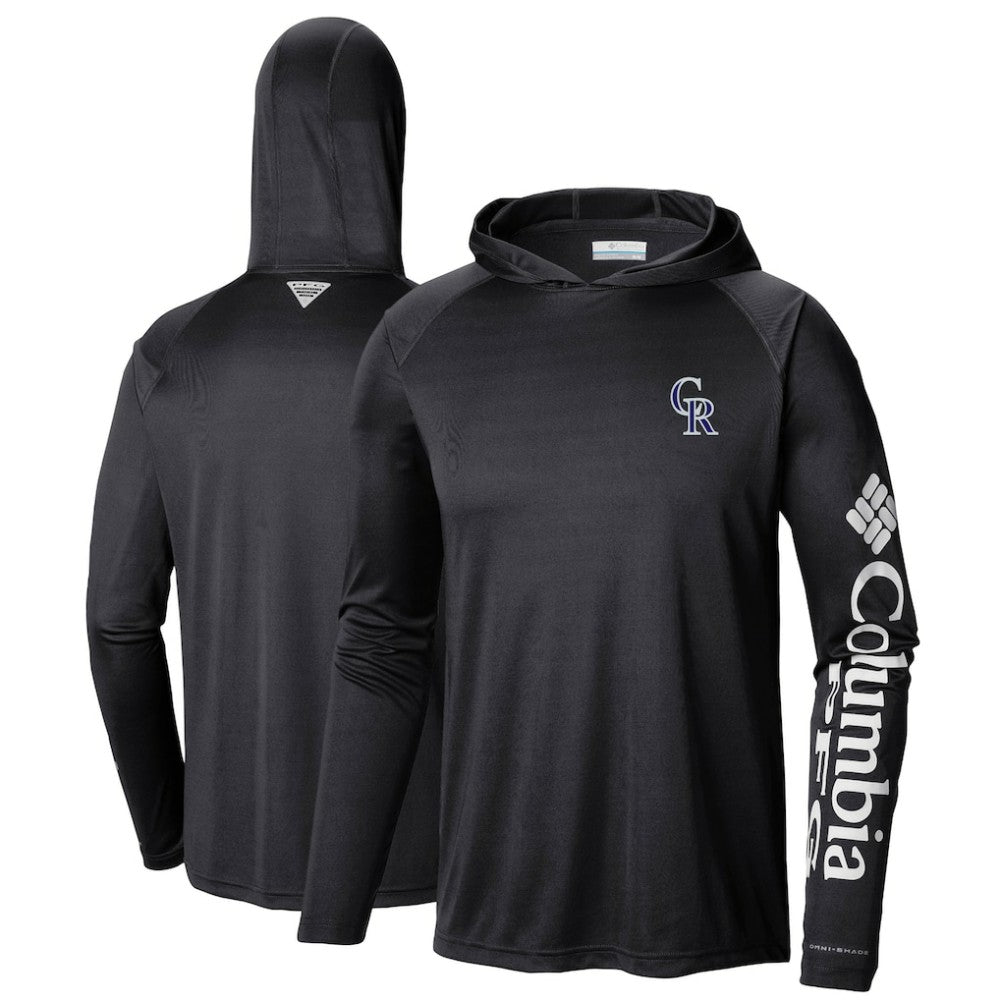 Colorado Rockies Columbia Terminal Tackle Long Sleeve Hoodie T-Shirt Lifestyle