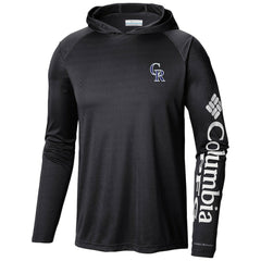 Colorado Rockies Columbia Terminal Tackle Long Sleeve Hoodie T-Shirt Lifestyle
