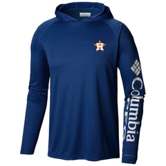 Houston Astros Columbia Terminal Tackle Long Sleeve Hoodie T-Shirt Sale