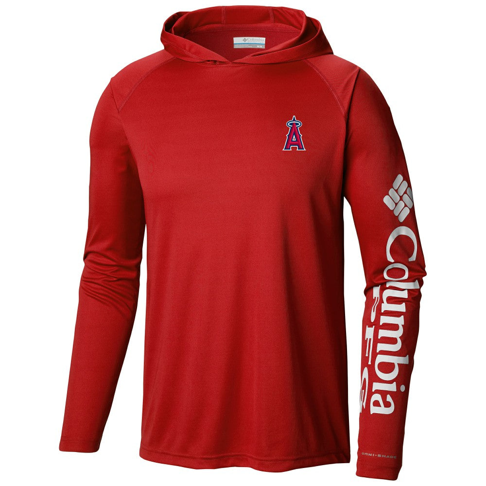 Los Angeles Angels Columbia Terminal Tackle Long Sleeve Hoodie T-Shirt Sale