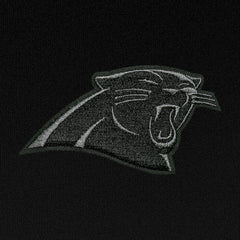 Carolina Panthers Antigua Tonal Logo Generation Quarter-Zip Pullover Top Black - NFL