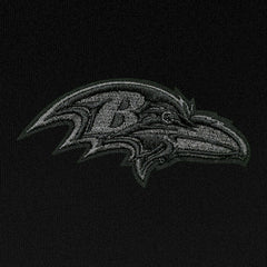 Baltimore Ravens Antigua Tonal Logo Tribute Quarter-Zip Pullover Top Black - NFL