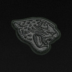 Jacksonville Jaguars Antigua Tonal Logo Tribute Quarter-Zip Pullover Top Black - NFL