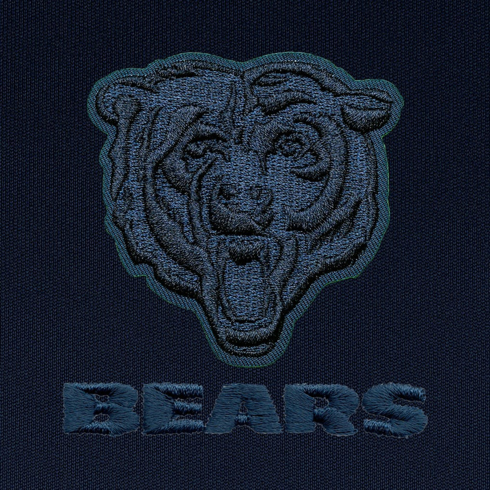 Chicago Bears Antigua Tonal Logo Victory Full-Zip Hoodie Navy - NFL