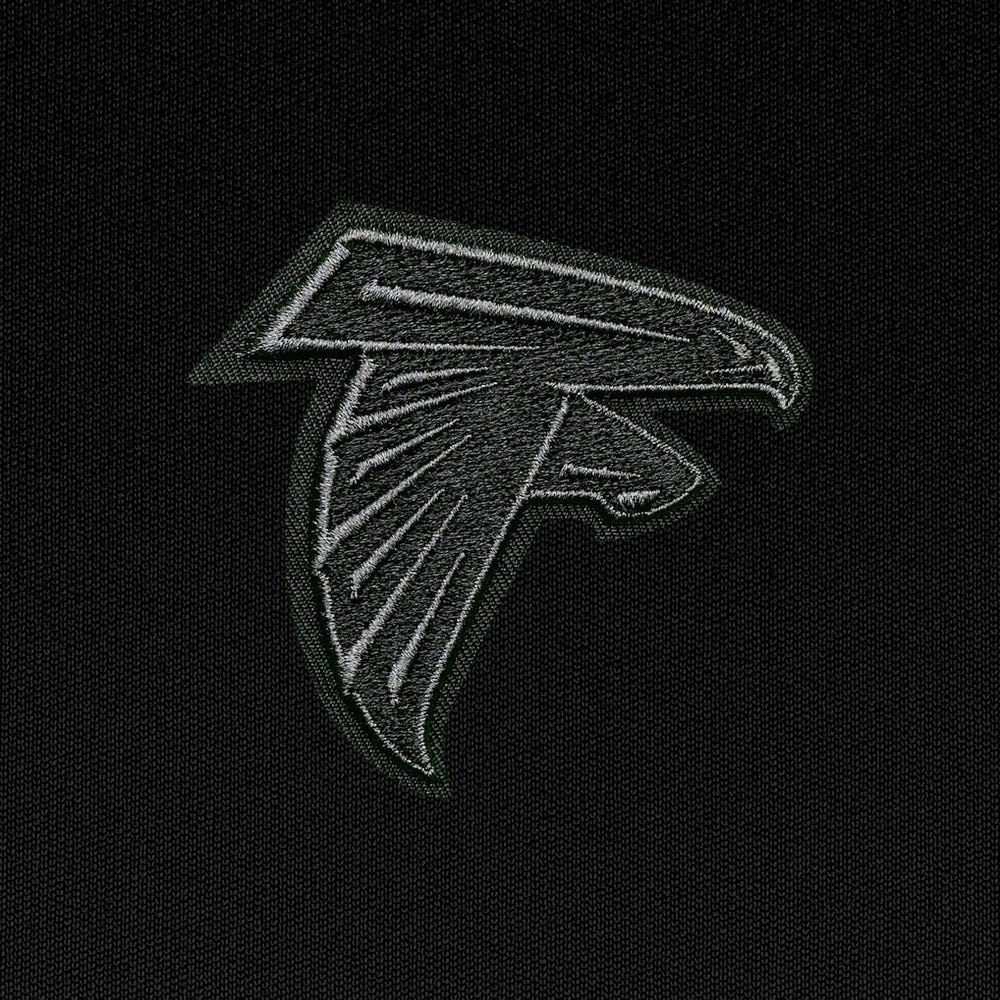Atlanta Falcons Antigua Tonal Logo Victory Pullover Hoodie Black - NFL