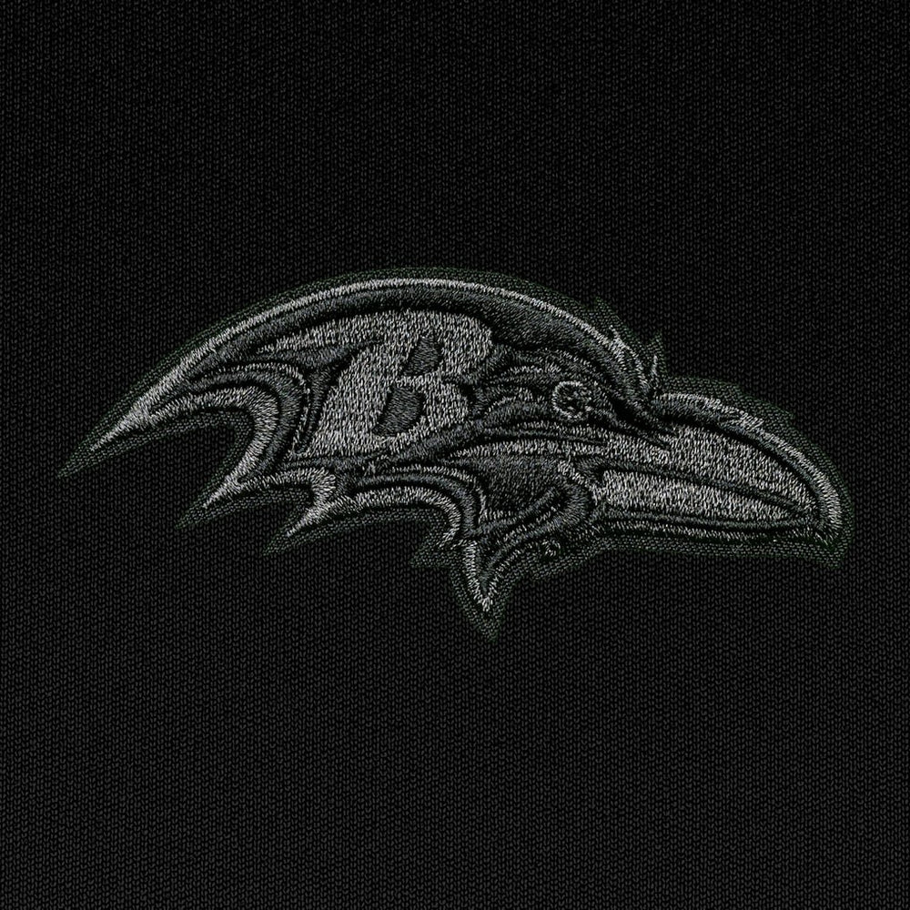 Baltimore Ravens Antigua Tonal Logo Victory Pullover Hoodie Black - NFL