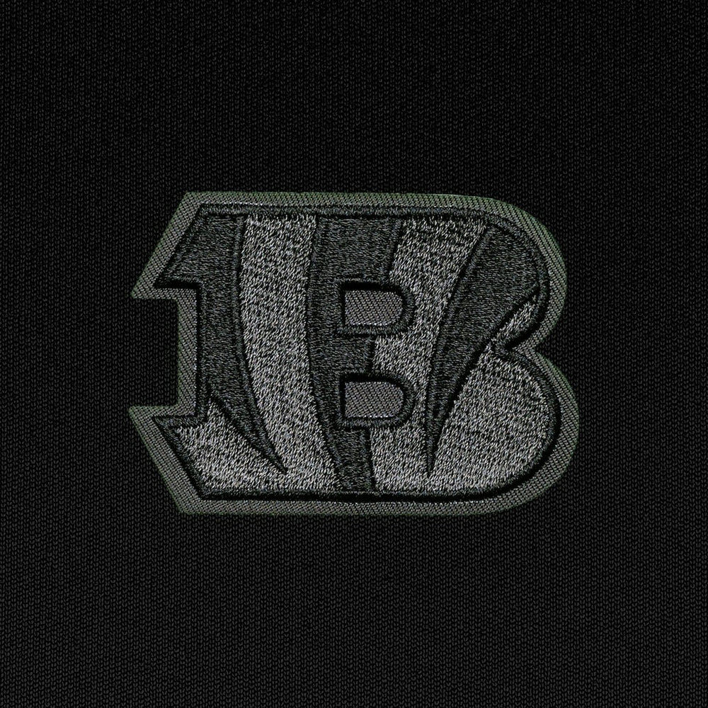 Cincinnati Bengals Antigua Tonal Logo Victory Pullover Hoodie Black - NFL