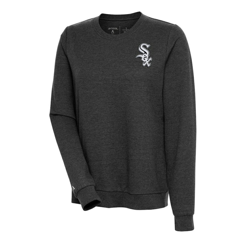 Chicago White Sox Antigua Women's Action Crewneck Pullover Sweatshirt for sale