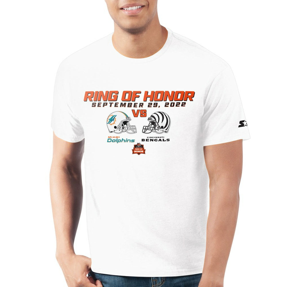 Cincinnati Bengals Starter 2022 Ring of Honor T-Shirt White - NFL