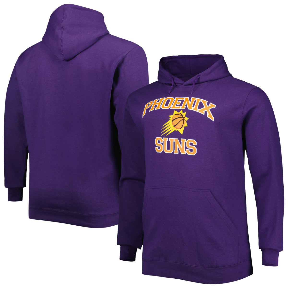 NBA - Phoenix Suns Big & Tall Heart & Soul Pullover Hoodie - Purple