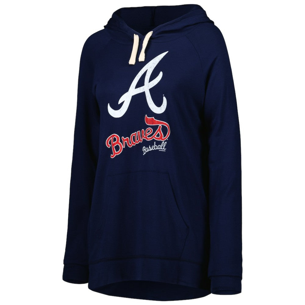 Atlanta Braves Touch Women's Pre-Game Raglan Pullover Hoodie On Sale
