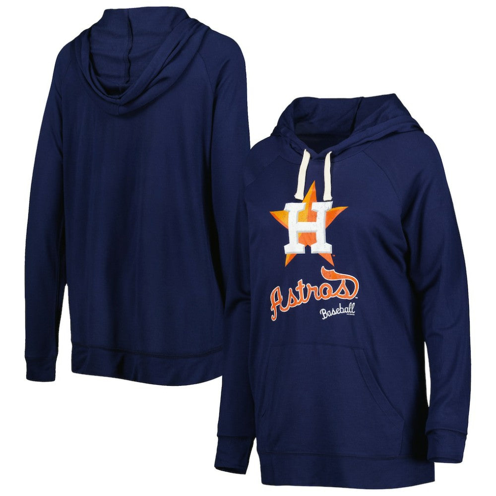 Houston Astros Touch Women's Pre-Game Raglan Pullover Hoodie discount