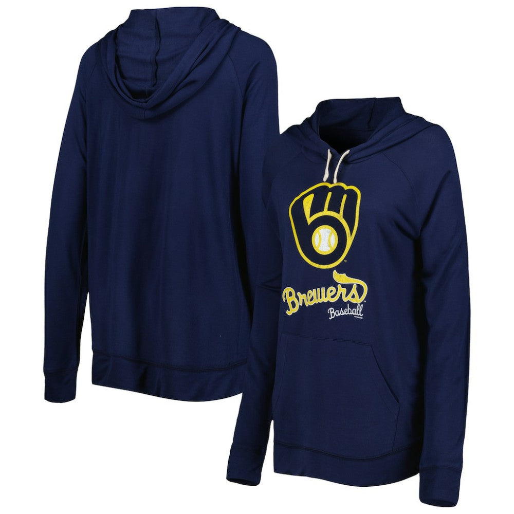 Milwaukee Brewers Touch Women's Pre-Game Raglan Pullover Hoodie Near Me