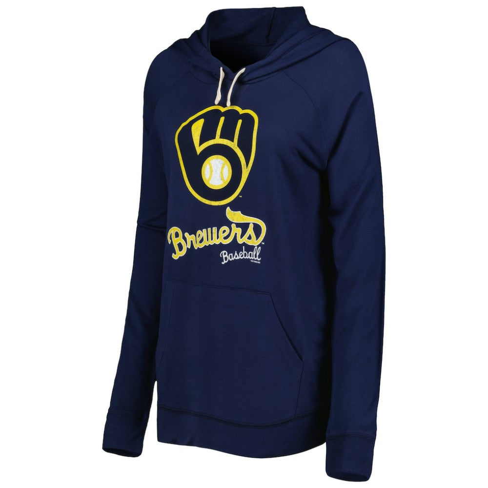 Milwaukee Brewers Touch Women's Pre-Game Raglan Pullover Hoodie Near Me