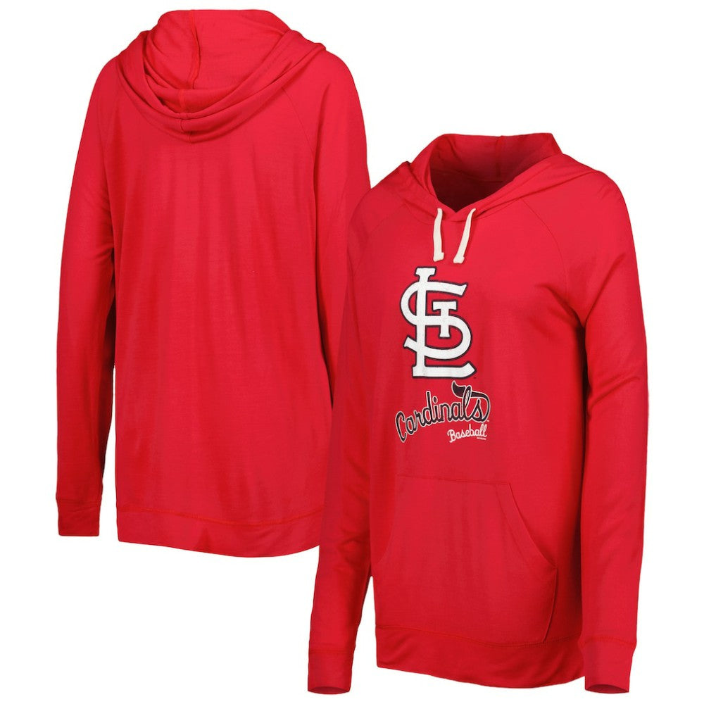 St. Louis Cardinals Touch Women's Pre-Game Raglan Pullover Hoodie discount