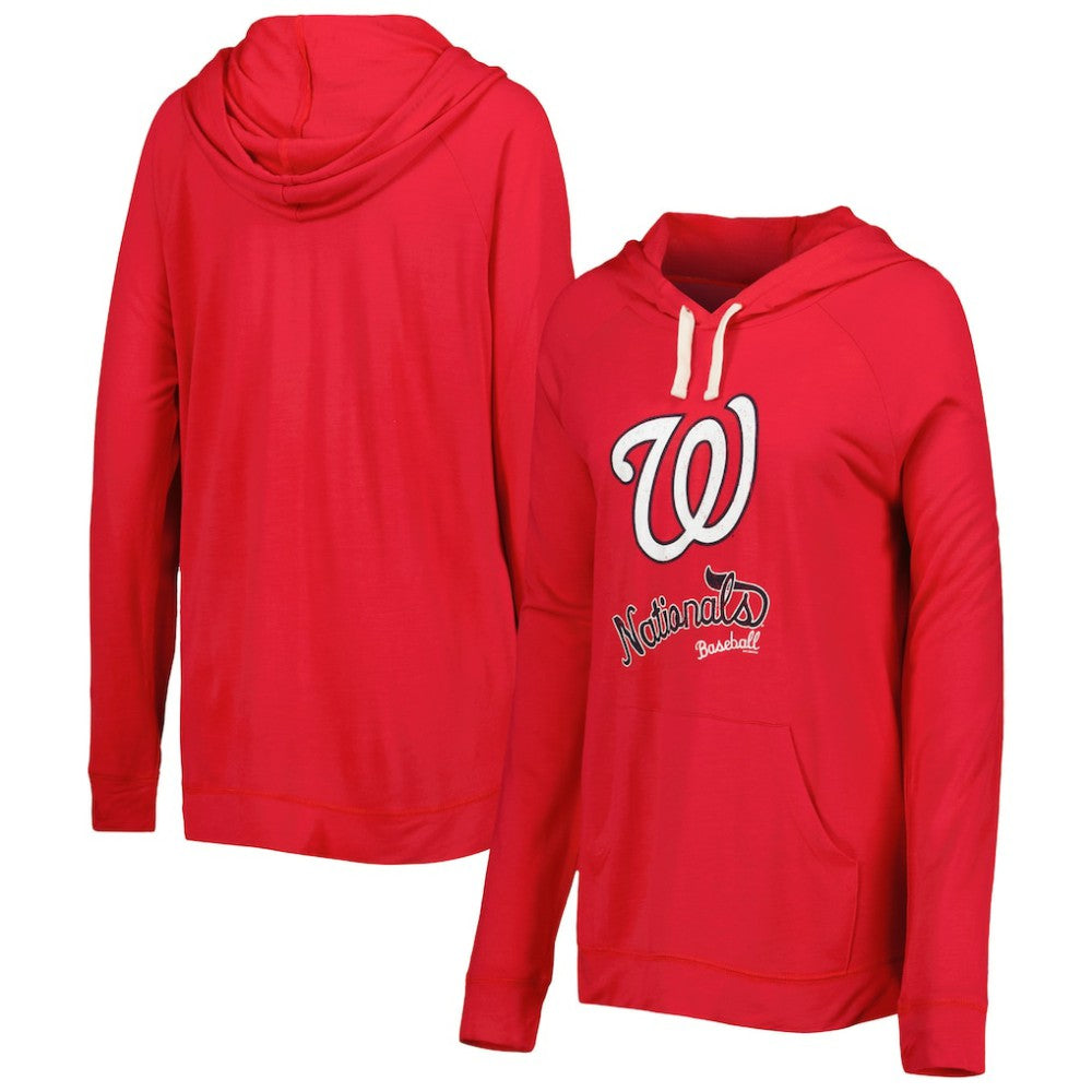 Washington Nationals Touch Women's Pre-Game Raglan Pullover Hoodie Near Me