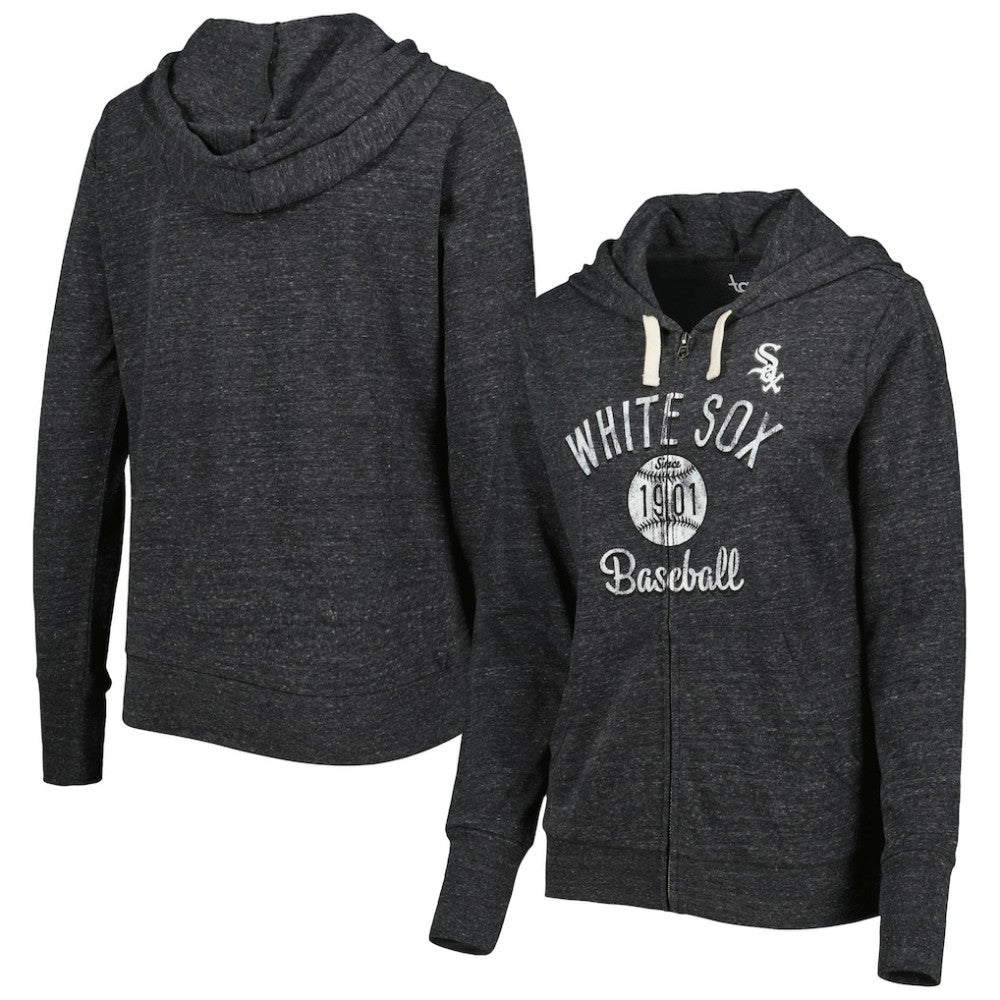Chicago White Sox Touch Women's Training Camp Tri-Blend Lightweight Full-Zip Hoodie for sale