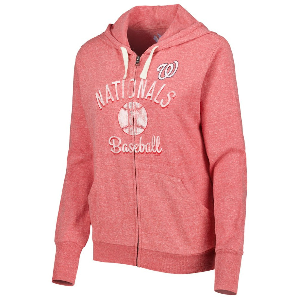 Washington Nationals Touch Women's Training Camp Tri-Blend Lightweight Full-Zip Hoodie Clearance