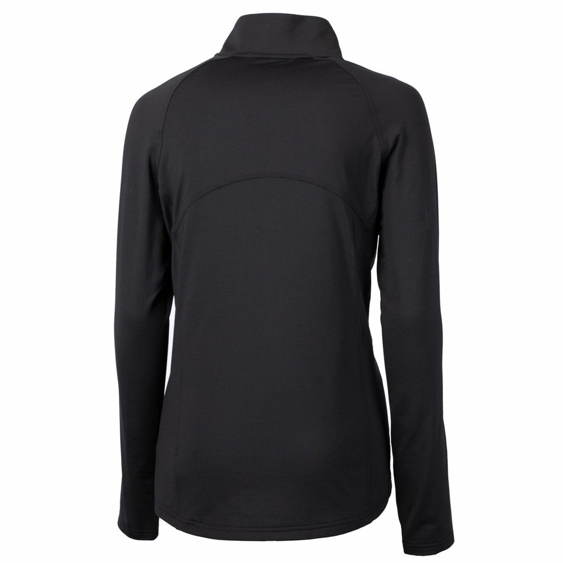 Tampa Bay Buccaneers Cutter & Buck Women's Throwback Logo Adapt Eco Knit Stretch Recycled Half-Zip Pullover Top Black - NFL