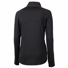 Tampa Bay Buccaneers Cutter & Buck Women's Throwback Logo Adapt Eco Knit Stretch Recycled Half-Zip Pullover Top Black - NFL