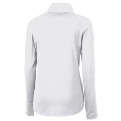 Buffalo Bills Cutter & Buck Women's Throwback Logo Adapt Eco Knit Stretch Recycled Half-Zip Pullover Top White - NFL