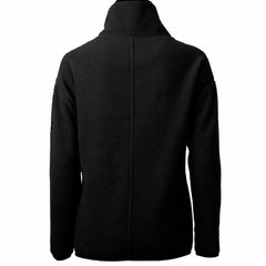 Detroit Lions Cutter & Buck Women's Throwback Logo Cascade Eco Sherpa Fleece Half-Zip Pullover Jacket Black - NFL