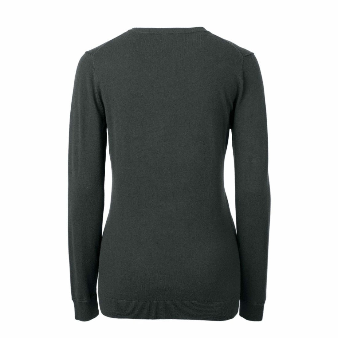 Detroit Lions Cutter & Buck Women's Throwback Logo Lakemont Tri-Blend V-Neck Sweater Heather Charcoal - NFL