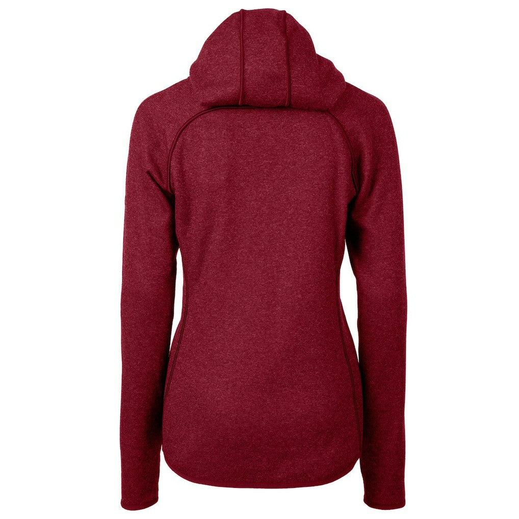 San Francisco 49ers Cutter & Buck Women's Throwback Logo Mainsail Full-Zip Jacket Scarlet - NFL