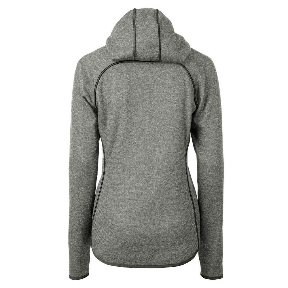 Cincinnati Bengals Cutter & Buck Women's Throwback Logo Mainsail Full-Zip Jacket Heather Gray - NFL