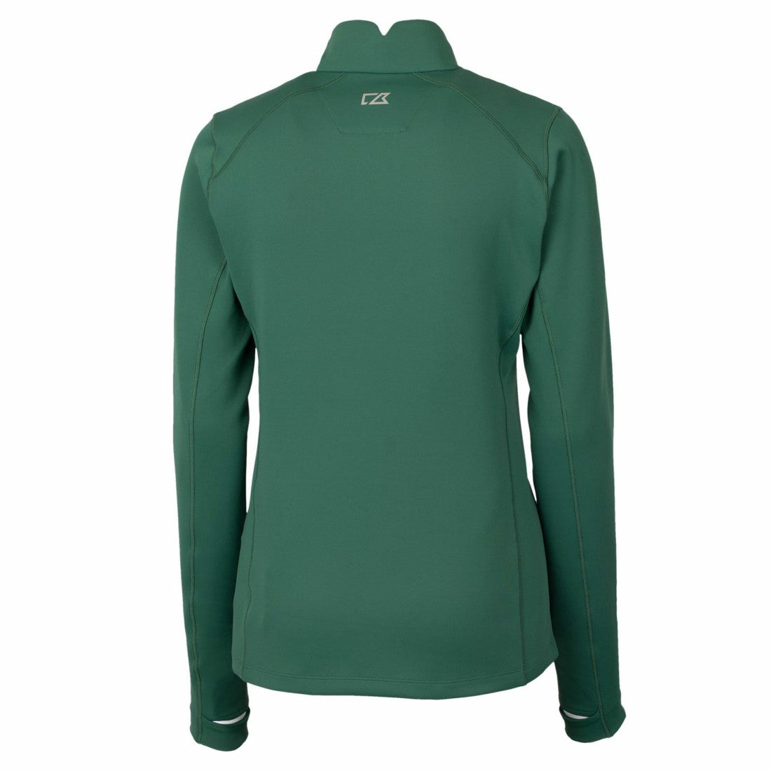 Green Bay Packers Cutter & Buck Women's Throwback Logo Traverse Stretch Quarter-Zip Pullover Top Green - NFL