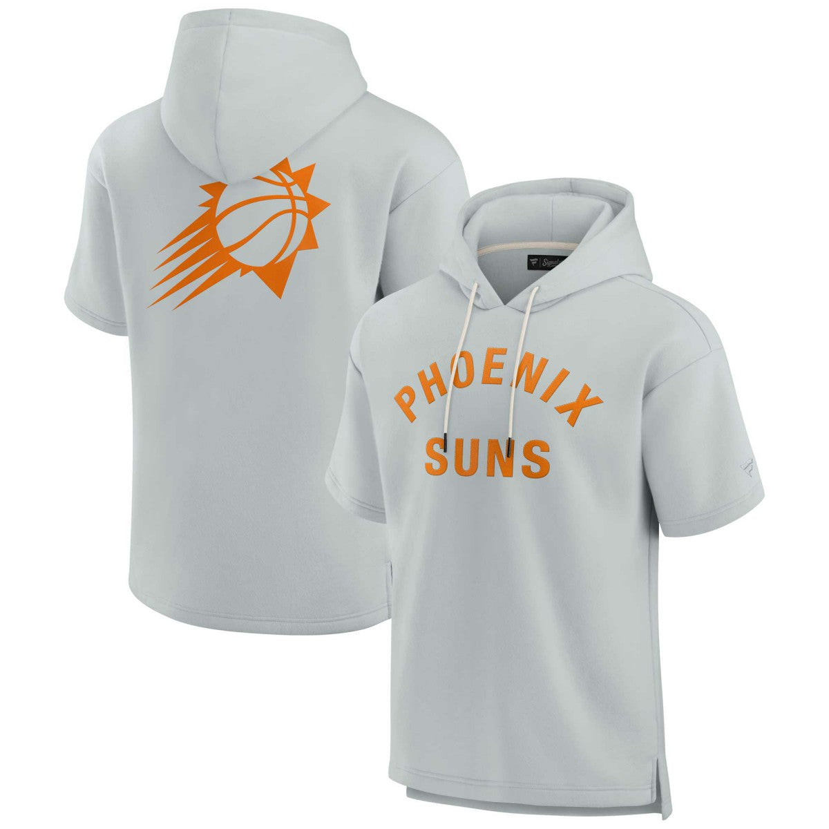 Fanatics - Phoenix Suns Unisex Elements Super Soft Fleece Short Sleeve Pullover Hoodie - Gray