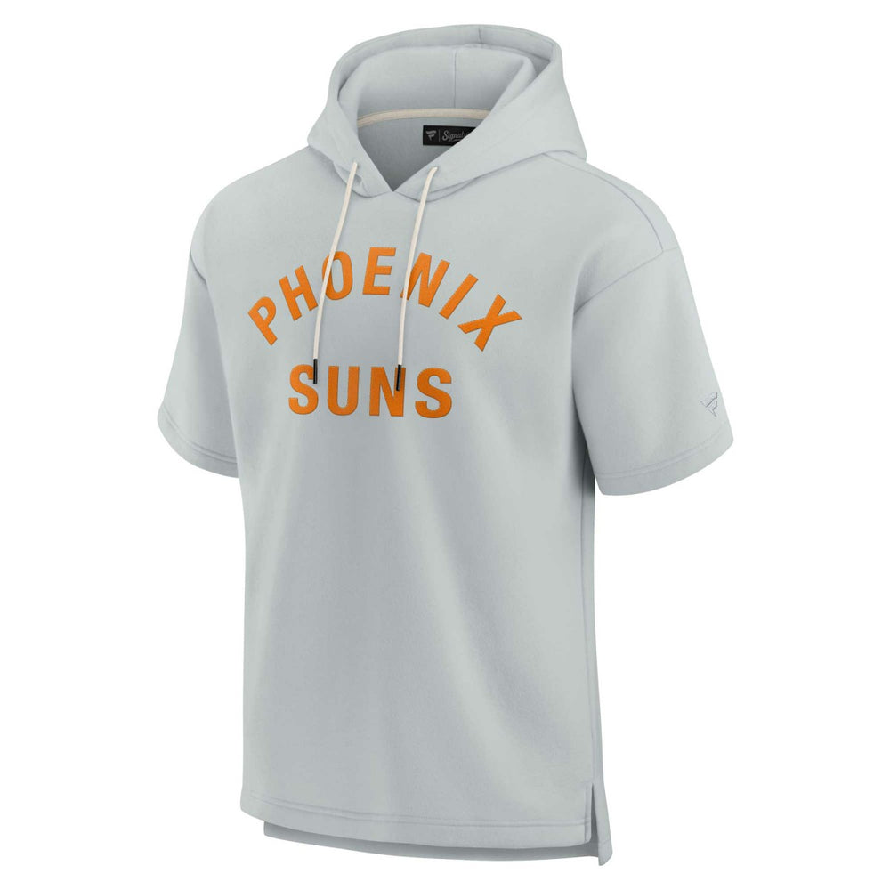 Fanatics - Phoenix Suns Unisex Elements Super Soft Fleece Short Sleeve Pullover Hoodie - Gray