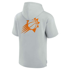 Fanatics - Phoenix Suns Unisex Elements Super Soft Fleece Short Sleeve Pullover Hoodie - Gray