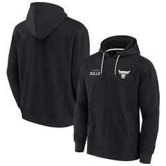 Fanatics - Chicago Bulls Unisex Elements Super Soft Fleece Pullover Hoodie - Black
