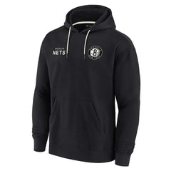 Fanatics - Brooklyn Nets Unisex Elements Super Soft Fleece Pullover Hoodie - Black