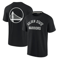 Fanatics - Golden State Warriors Unisex Elements Super Soft Short Sleeve T-Shirt - Black