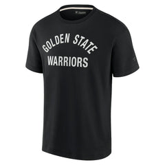 Fanatics - Golden State Warriors Unisex Elements Super Soft Short Sleeve T-Shirt - Black