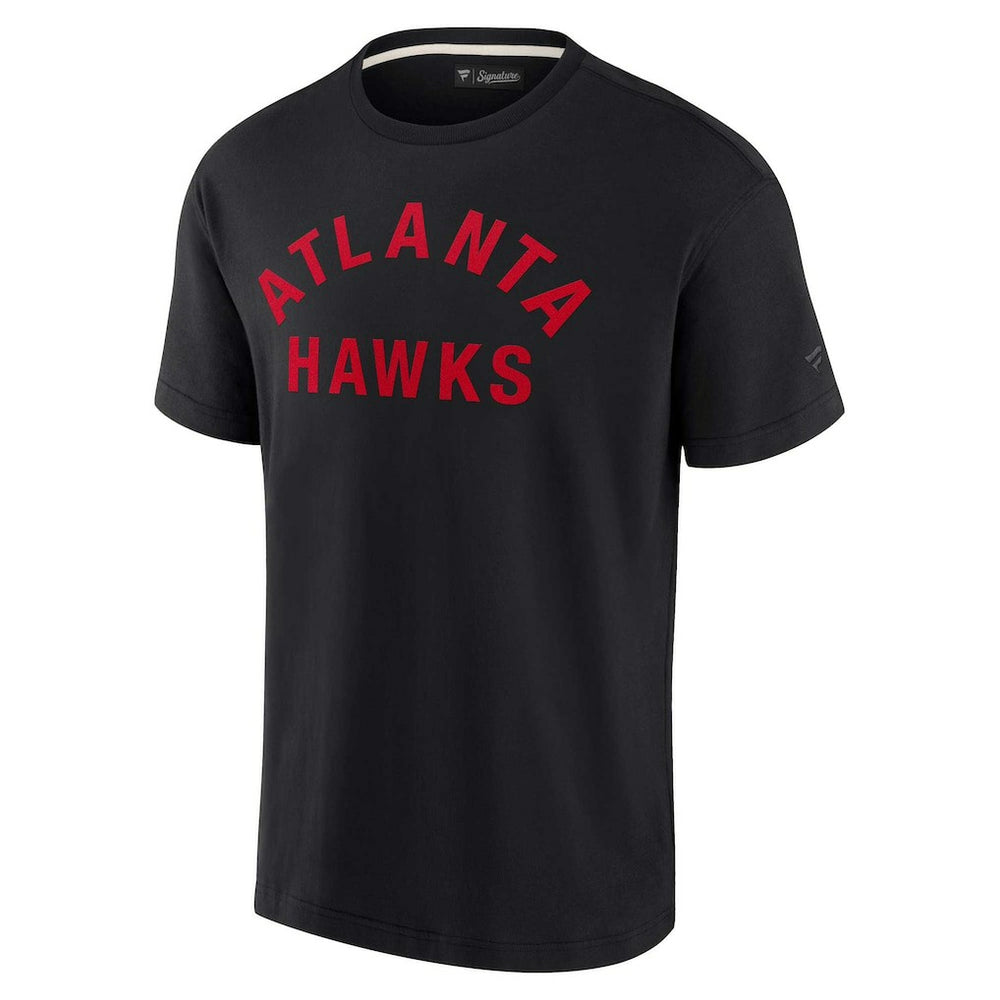 Fanatics - Atlanta Hawks Unisex Elements Super Soft Short Sleeve T-Shirt - Black