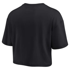Fanatics - Phoenix Suns Women's Elements Super Soft Boxy Cropped T-Shirt - Black